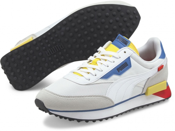 Кроссовки Puma Future Rider Neon Play 37338308 р.UK 4,5 белый