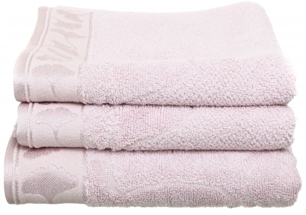 Рушник махровий Ginko 50x90 см пудровий Texpol 