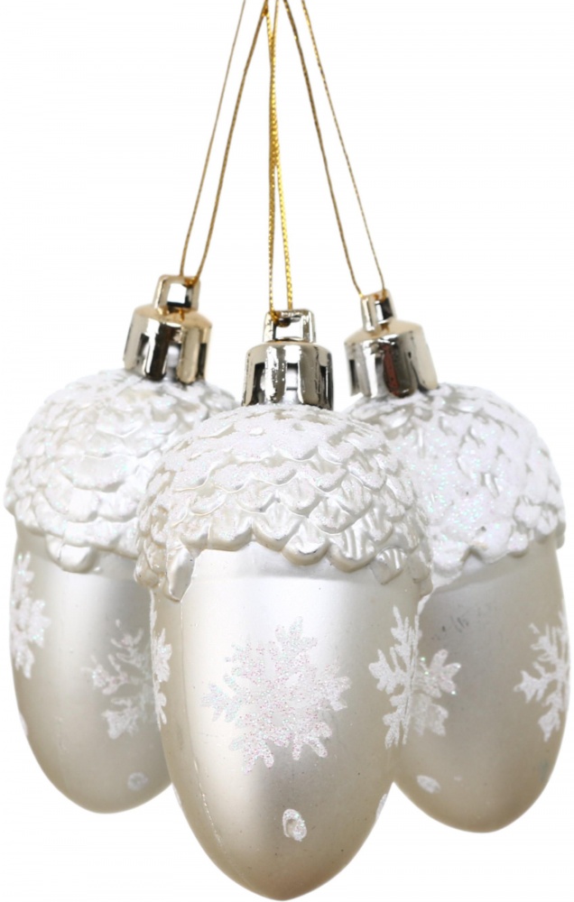 Набор игрушек Жолудь 2 цвета 6 см 3 шт./уп.