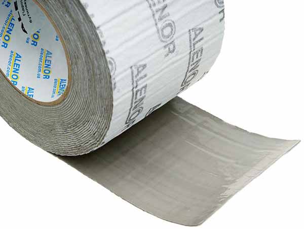 Стрічка бутилкаучуковая гідроізоляційна на нетканій основі Alenor ВТ 100 мм (10 м)