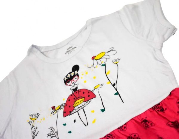 Платье Mini Citlenbir 9116 с девочкойр.86 терракотовый 