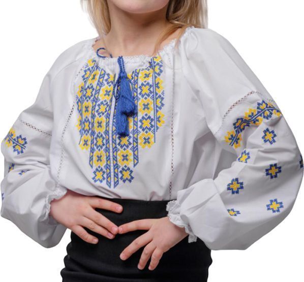 Блуза Сварга Епіцентр 1 р.122 блакитно-жовтий SV-CFE0008-0423-02027-122 