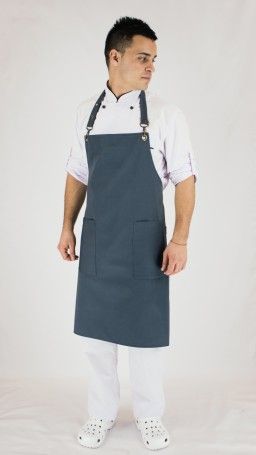 Фартук с нагрудником Lux-Form р. универсальный белый