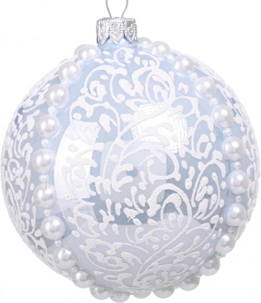 Шар новогодний Элит d 100 мм в ассортименте