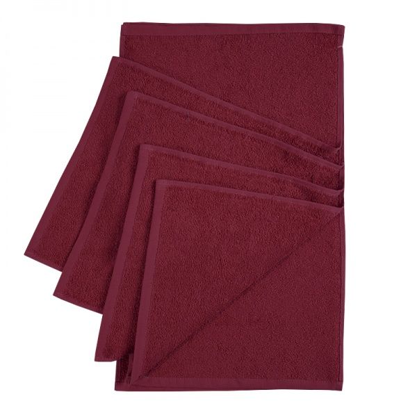 Салфетка махровая 30x50 см бордовый Ярослав 