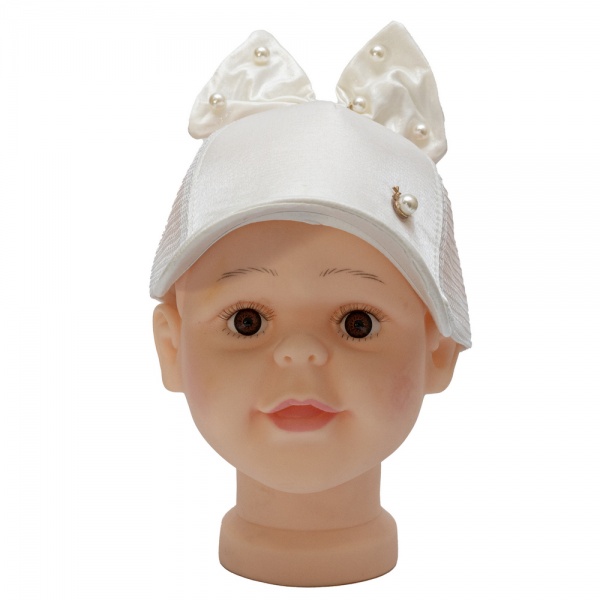 Кепка для девочек Devilon 3-6 лет р.47-52 белый 518998 