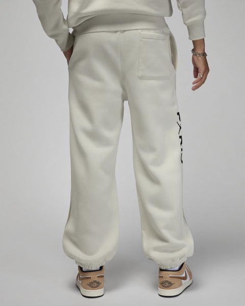 Брюки Nike M J PSG HBR FLC PANT DZ2949-072 р. S бежевый