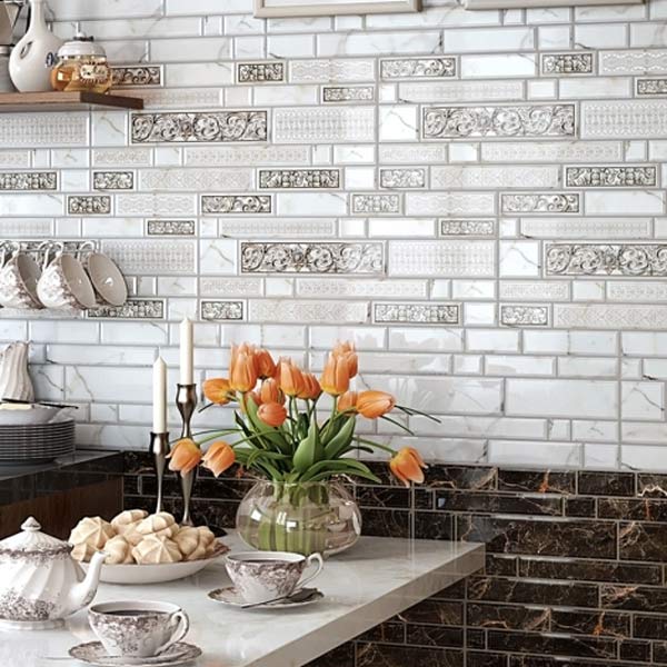 Плитка InterCerama PLAZA чорна 95 082 23x50