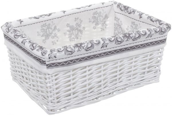 Корзина плетеная с текстилем 36x25x15 см HQ13-53AB-4 