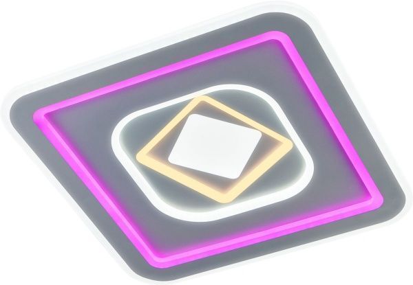 Світильник стельовий Strotskis Coloris LED з пультом ДК 206 Вт білий 90215/1 