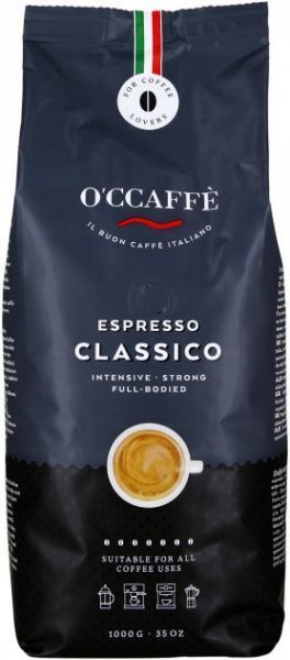 Кава в зернах O'CCAFFE ESPRESSO CLASSICO 1000 г (8013663000753)