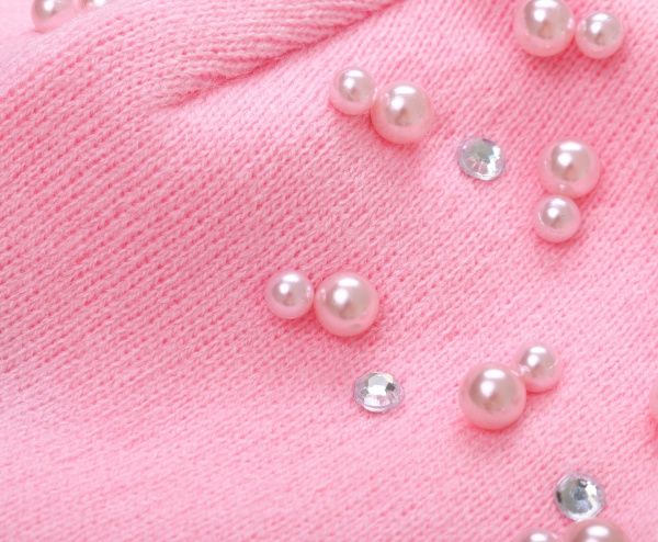 Шапочка дитяча для дівчинки Kraft+ 2690 р.52 світло-рожевий 