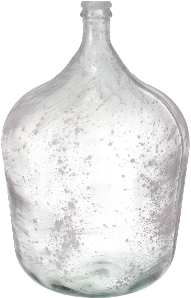 Ваза скляна San Miguel GARRAFA 34 л 56 см рожевий античний 