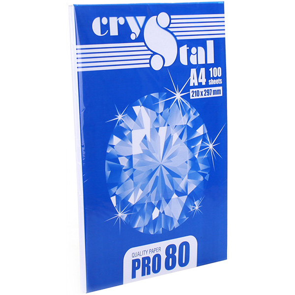 Папір офісний UPM-Kymmene A4 80 г/м СRYSTAL PRO білий 