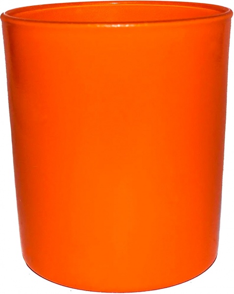 Свічка у склянці Помаранчево-чорна OA-050 Feroma Candle