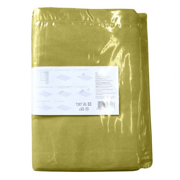 Штора Moda 200х268 см оливеовий Decora textile