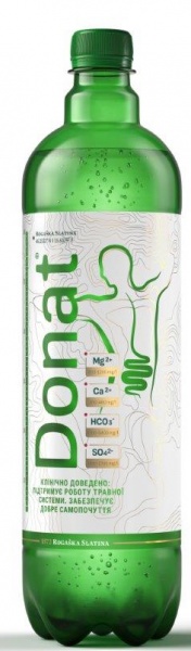Вода минеральная Donat природная лечебная слабогазированная 1 л 