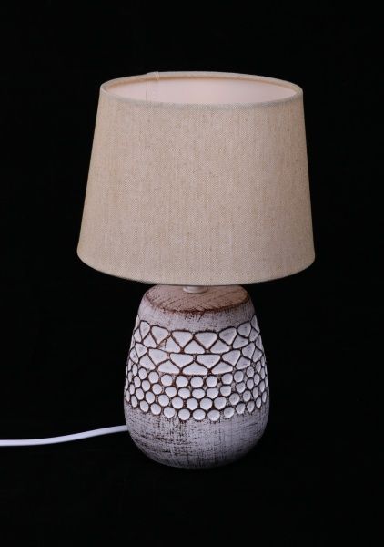 Настільна лампа Accento lighting 1x40 Вт E14 бежевий ALT-T-F4597G