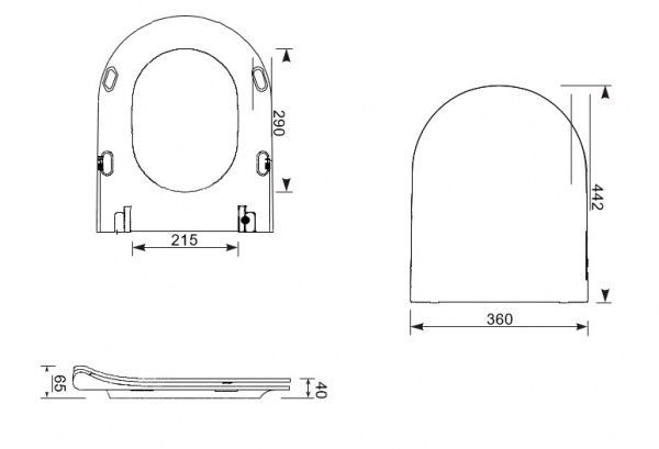 Унитаз подвесной Cersanit Mille Plus CLEAN ON S701-454