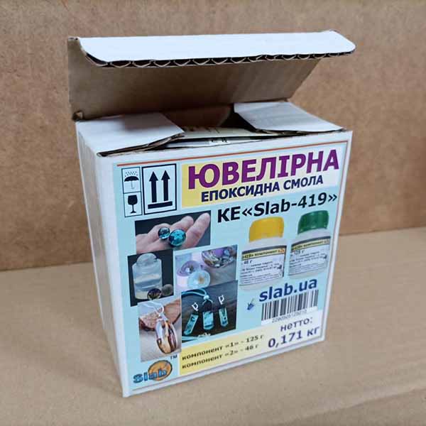 Смола ювелірна КЕ Slab-419 0,171 кг
