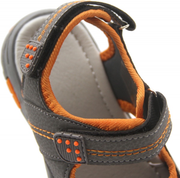 Сандалі для хлопчика р.31 сірий із помаранчевим UTSH-SK4012/orng/31 