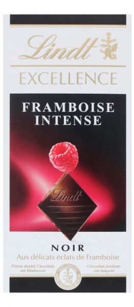 Шоколад LINDT чорний Framboise Intense Excellence 100 г