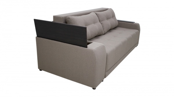 Диван прямий Кедр Плейн ліва ніша капучино 2400x1050x820 мм