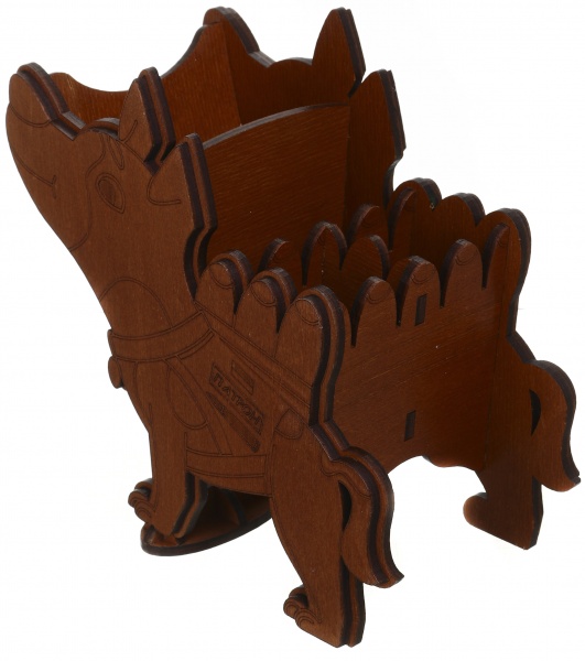 Органайзер настольный Пес Патрон 18x9,5x17 см тик Nice goods