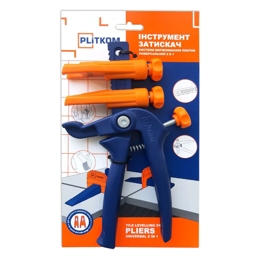 Система вирівнювання плитки Plitkom 2 в 1 116000