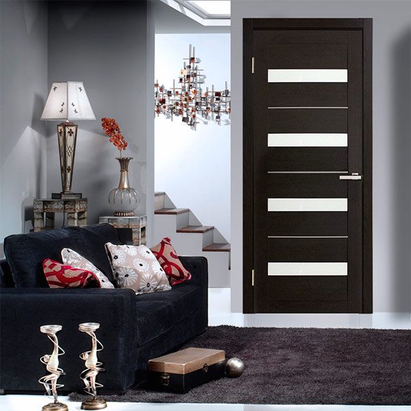 Дверное полотно ОМиС Милано ПО 800 мм венге