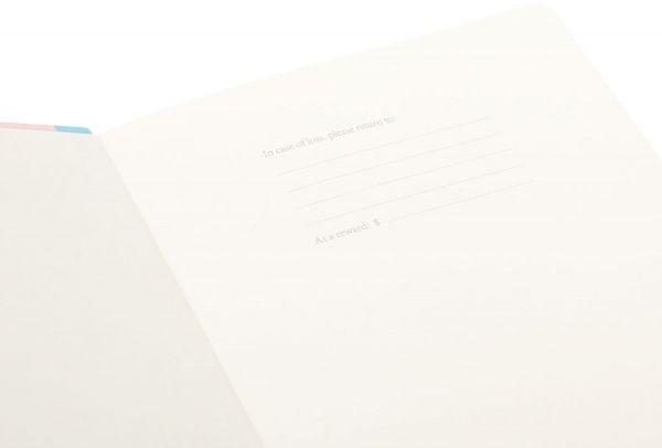 Блокнот в крупный горошек с застежкой