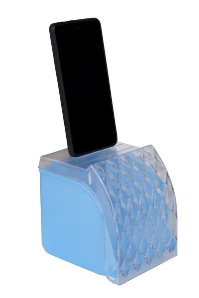 Держатель для туалетной бумаги VOLVER Crystal 10201BL