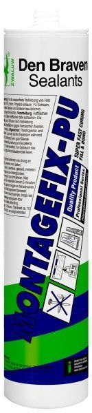 Клей монтажний Den Braven Zwaluw Montagefix-PU 300мл бежевий 