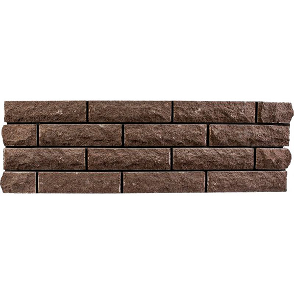 Цегла гіперпресована Літос Скеля пустотіла шоколад