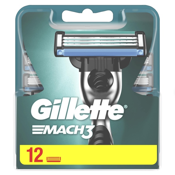 Комплект сменных кассет Gillette Mach 3 12 шт.