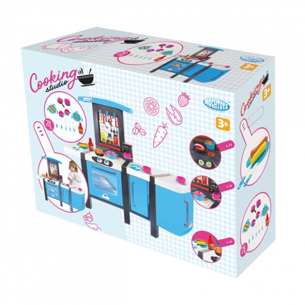 Игровой набор Mochtoys Кухня 28 предметов 107x48x101 см 12102