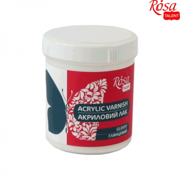 Лак акриловый глянцевый 100 мл Rosa Talent