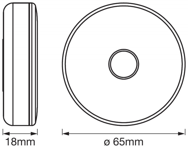 Нічник Ledvance акумуляторний TOUCH 0,45 Вт білий DOT it SLIM 