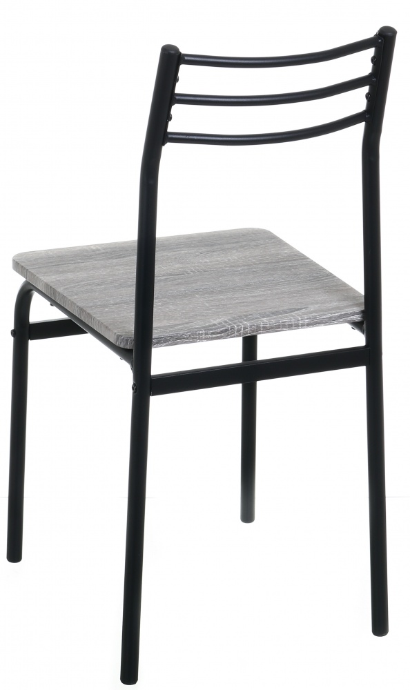 Комплект Minimal стіл 110х70х75 см + 4 стільці 38х45х80 см дуб сонома трюфель/черный