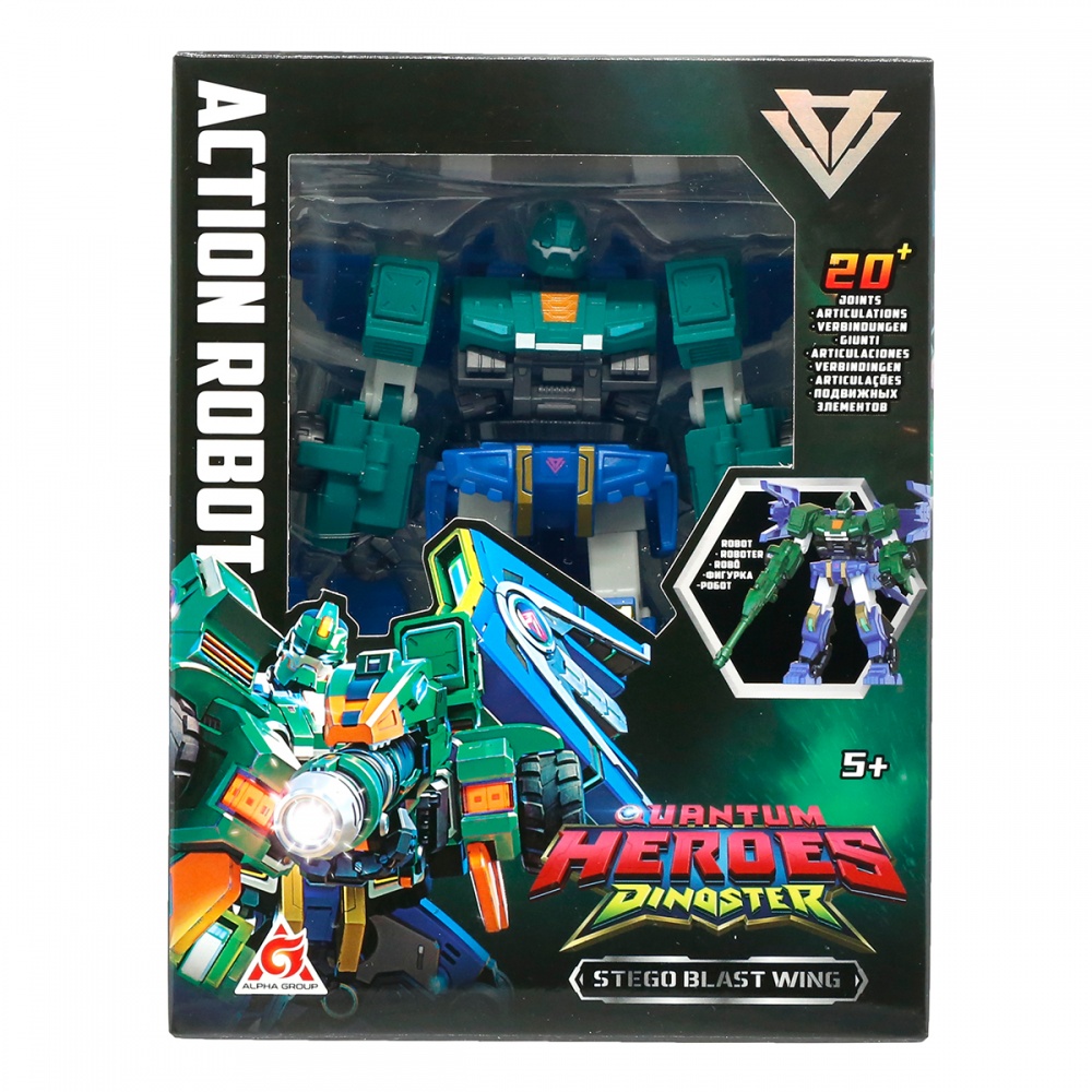 Фигурка DINOSTER Стего Бласт Винг 12,7 см с аксессуарами EU580874