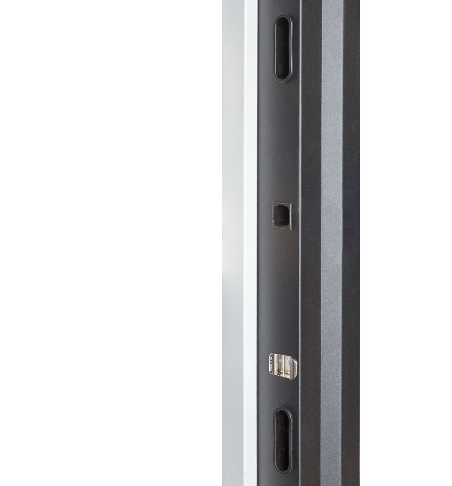 Дверь входная Булат Термо Хаус 705 темный антрацит / белый атласный 2050x950 мм левая