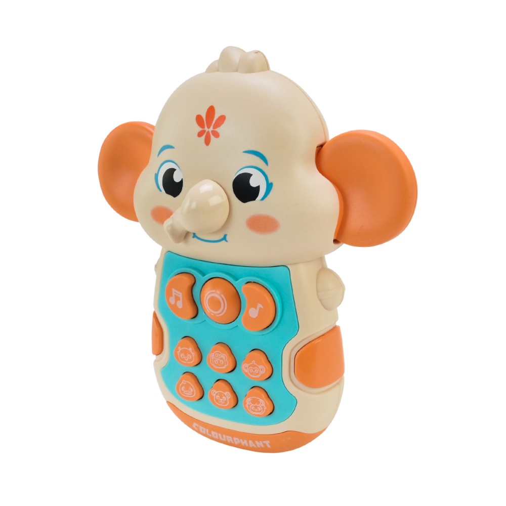 Телефон развивающий Грайся та навчайся Слоненок PL-724-12