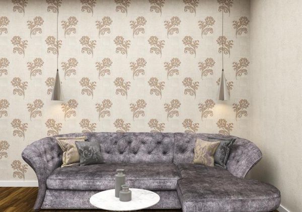 Шпалери зі спіненого вінілу Vinil Vinil Естер декор ВКП2-0907 0,53x10,05 м 