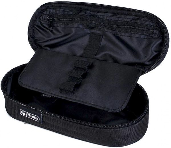 Пенал школьный Case Flap Driven 50026319 Herlitz черный