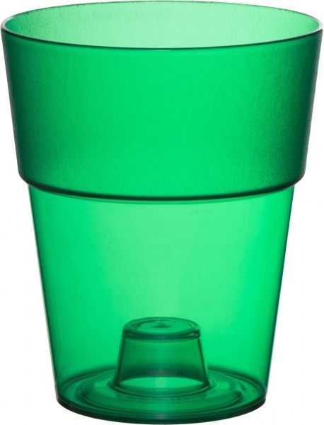 Кашпо для орхідей Коло круглий 1,5л зелений 