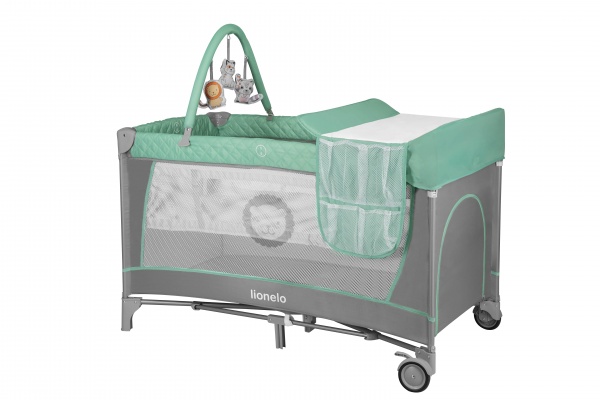 Манеж-ліжко Lionelo Flower turquoise LO.FL03