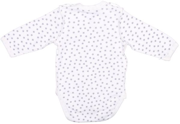 Боді Bambinelli сiра зiрочка р.56 білий із малюнком 