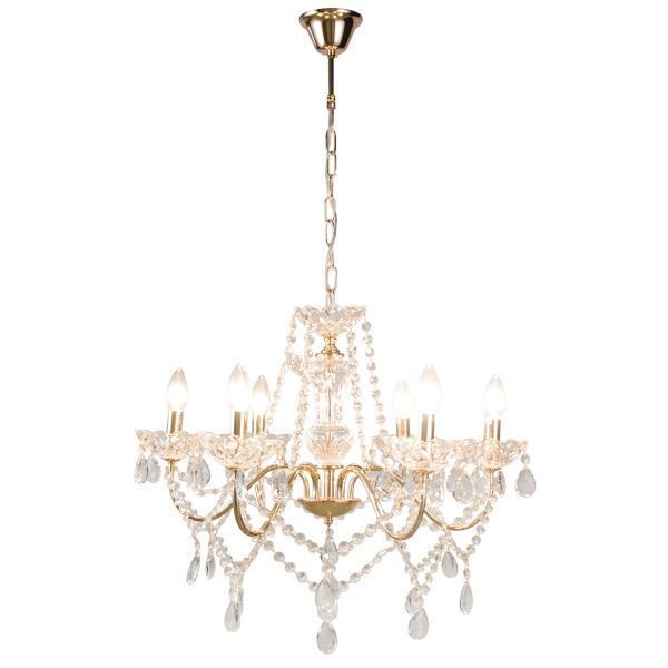 Люстра подвесная Victoria Lighting Nomi/SP6 6xE14 золотой 