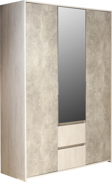 Шкаф Фонте ФН-Шк-3-2 артвуд светлый/ателье светлое 