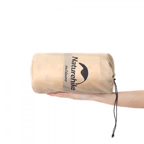 Каремат надувной Naturehike с подушкой NH15Q002-D, 25мм, желтый